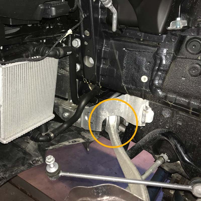 Front Tension Strut / Thrust Arms with Street bushings BMW F20 F30 xDrive Lemförder