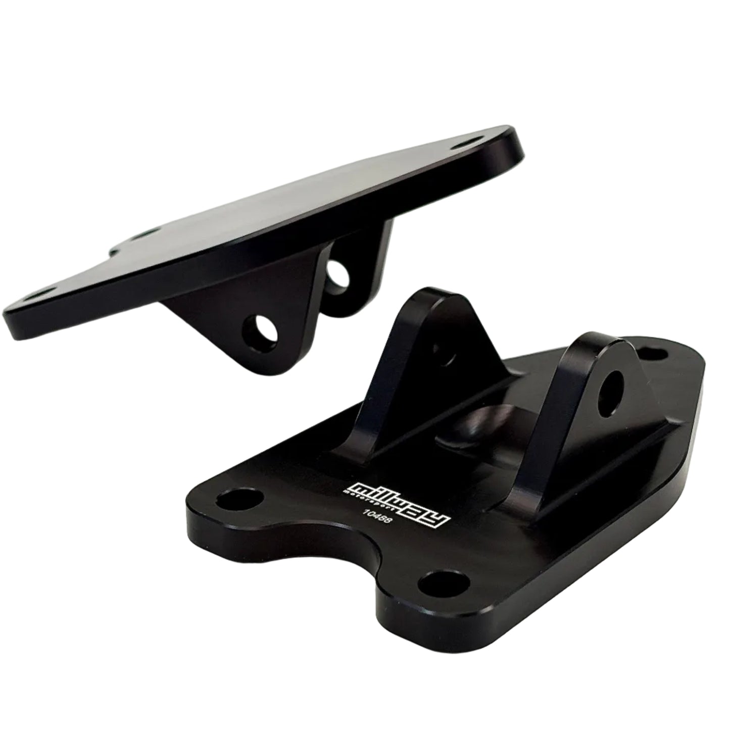 Millways black Upper top mounts rear 36mm witdh on white background.