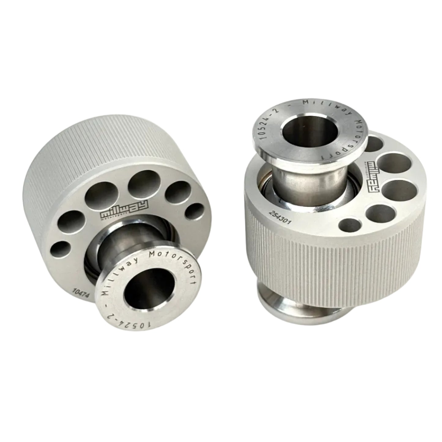 One of Millways Eccentric control arm bushing for BMW with white background.