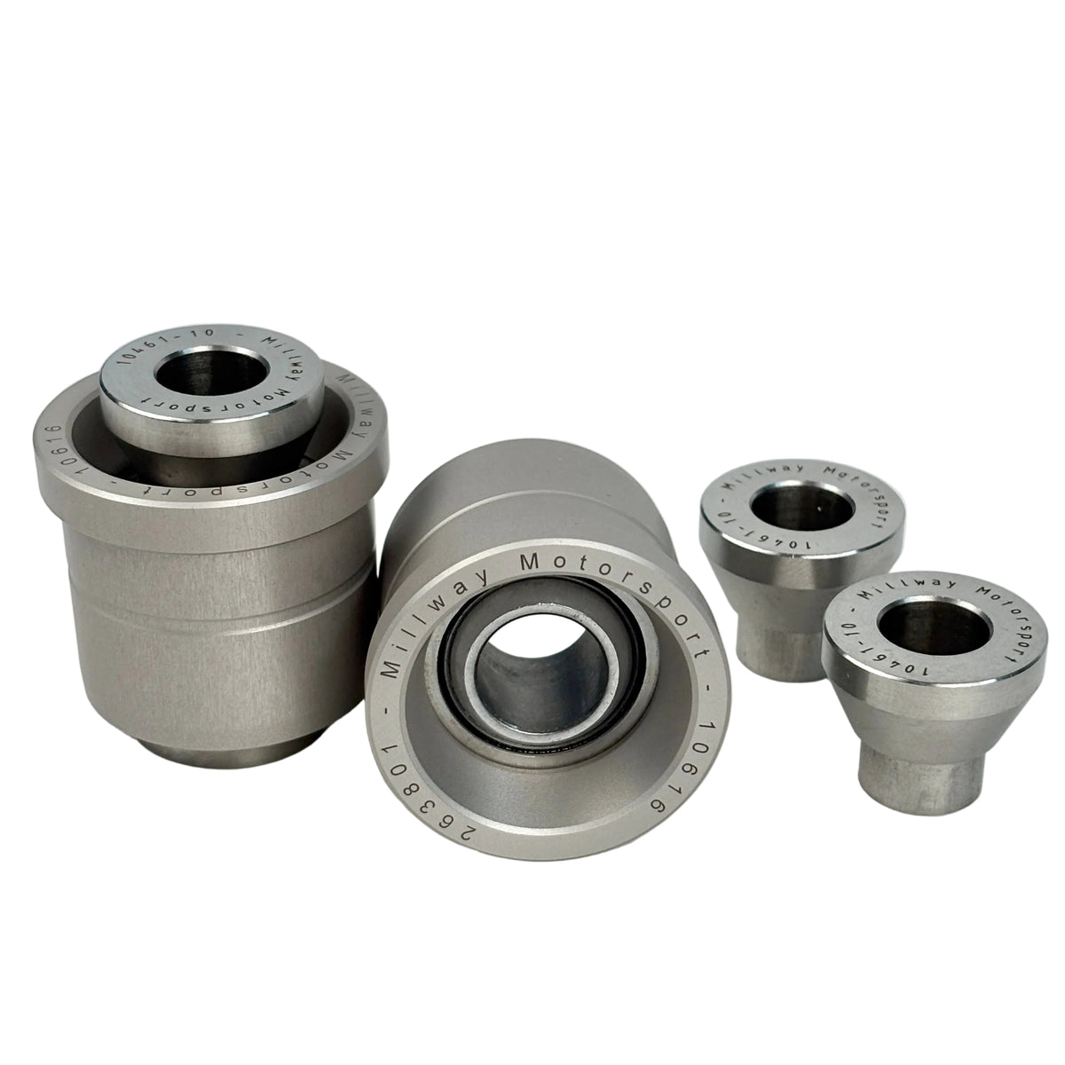 Pair of Millway Bushing spindle rear for F2x F3x A90 G2x and sleeves