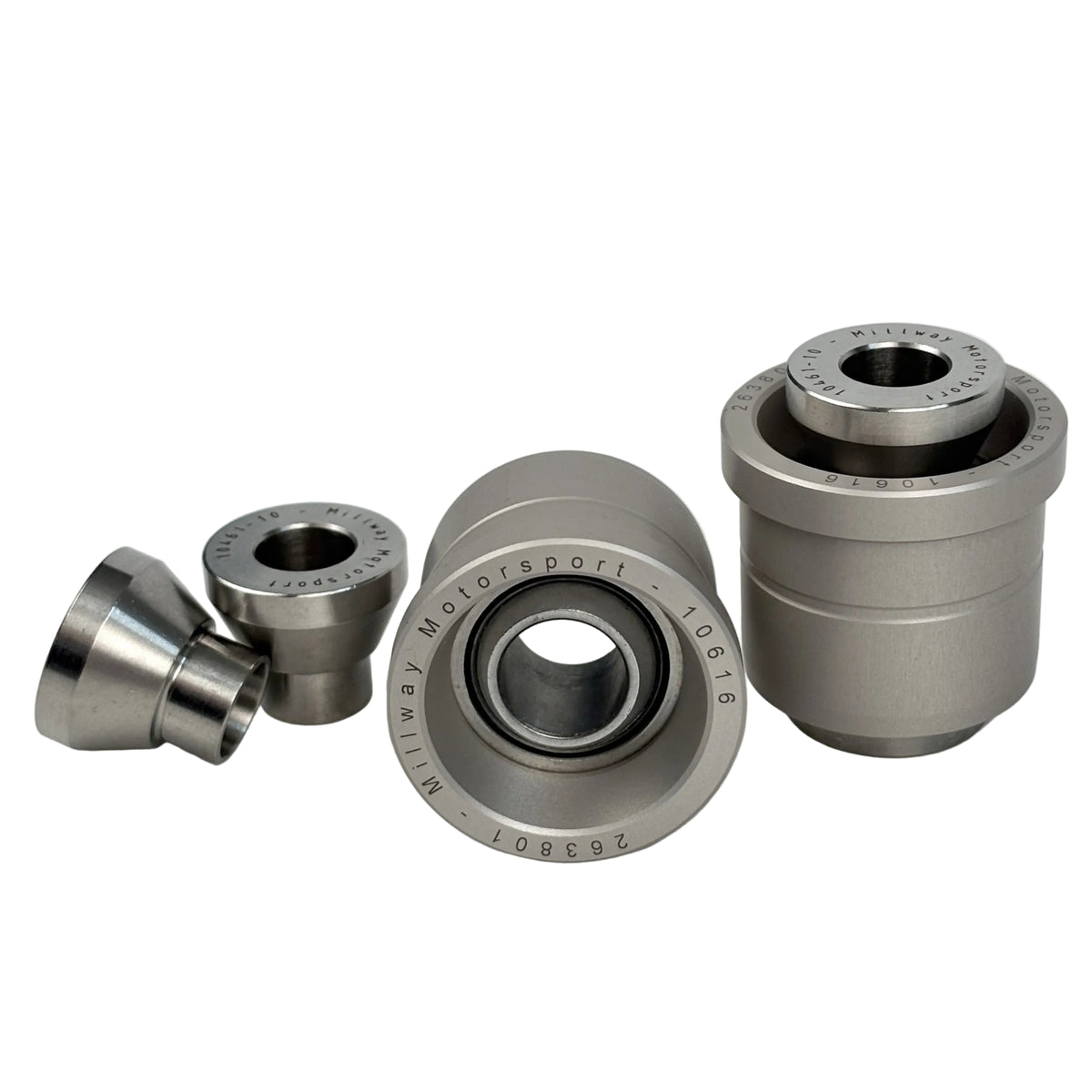 Pair of Millway Bushing spindle rear for F2x F3x A90 G2x and sleeves