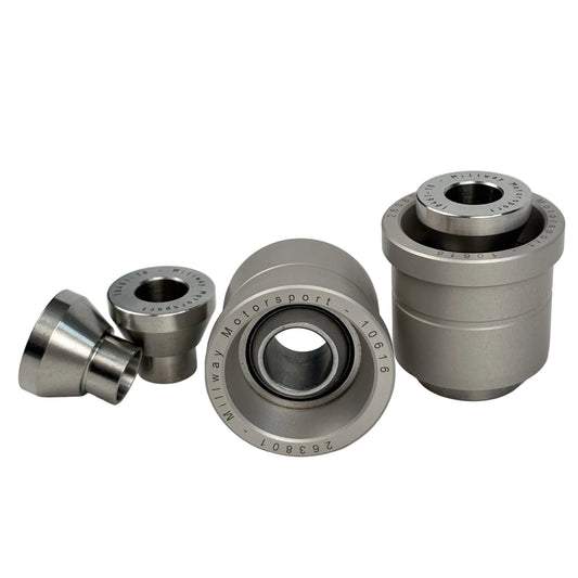 Pair of Millway Bushing spindle rear for F2x F3x A90 G2x and sleeves