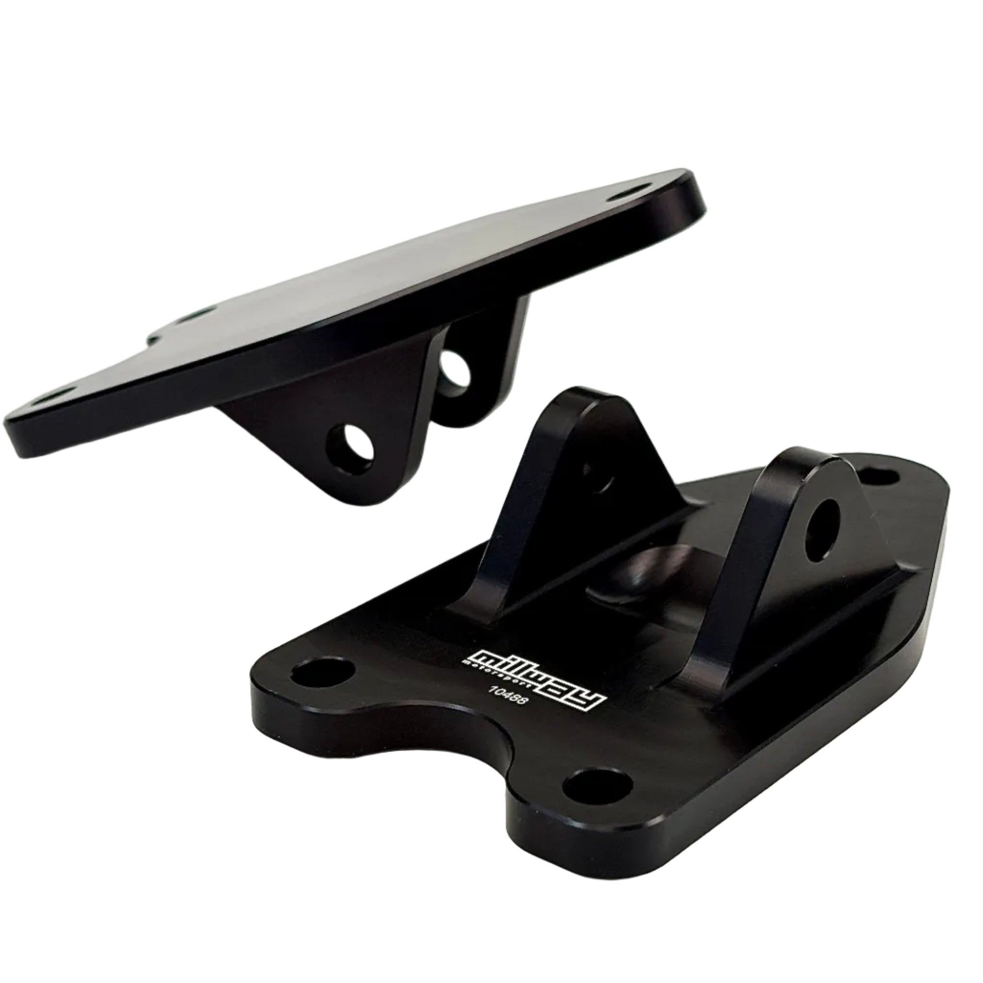 Millways black Upper top mounts rear 36mm witdh on white background.