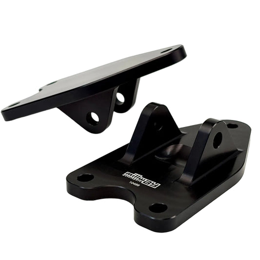 Millways black Upper top mounts rear 36mm witdh on white background.